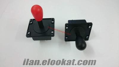 Jetonlu atari makinaları için joystick ve atari kolu