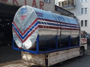 İçme Su Damla Sulama Deposu Paslanmaz 10 Ton 10000 Litre