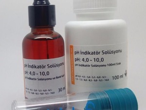 pH İndikatör Solüsyonu (Universal pH 4,0 - 10,0) (100 ml)