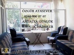 Antalya Muratpaşa Deniz Günlük Kiralık Eşyalı 1+1 2+1 Daireler Evler