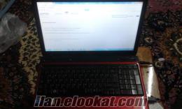 antalya/kumluca'da sahibinden satılık toshıba kırmızı laptop