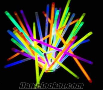 TOPTAN 100 Adet Işıklı Çubuk Glow Stick Fosforlu Çubuk