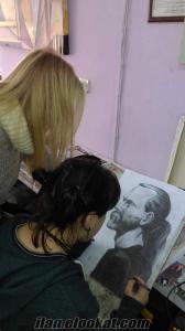 antalyada resim kursu Antalyada yazın açık resim kursu