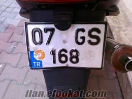 motorsiklette Satılık GS Plaka (ANTALYA)