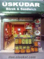 ankara kızılay necatibey caddesinde devren kiralık sandvic ve börek dük.(piknik)