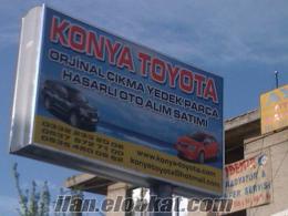Hasarlı Toyota auris yedek parça Konya Toyota