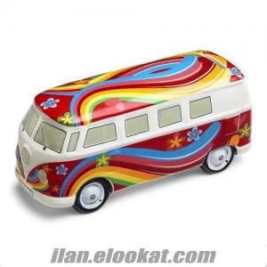 minibüste Dekoratif Oyuncak Vosvos Minibüs Kumbara