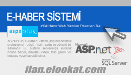 ASPXPLUS e-Haber Sistemi - Hazır Web Yazılım Paketleri