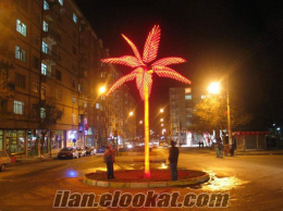 Cok Ucuz 3 mtlik satılık Palmiye Ağacı 'Işıklı'
