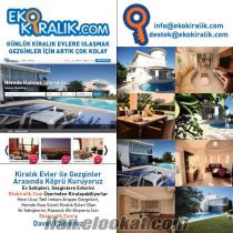 Haftalık Günlük yazlık villa ev daireler Antalya