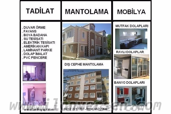 taksitle daire boya badana kartonpiyer işleri fiyatları tadilat ustası