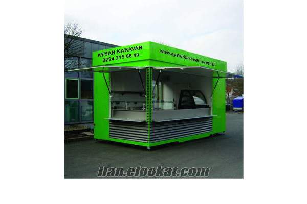 Kiosk büfe stand Vagon büfeler Seyyarbüfe Mobilbüfe İmalatı Aysan Bursa