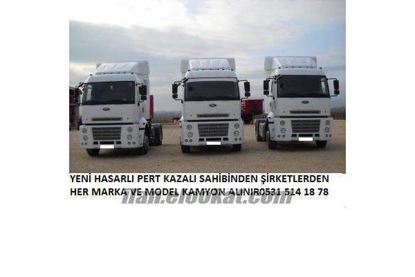 pert agır hasarlı yeni kamyon alınır