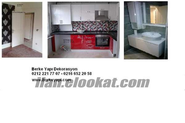 komple daire tadilatı, villa tadilatı anahtar teslim tadilat işleri berke yapı