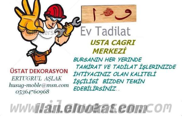 ÜSTAT MARANGOZ ERTUGRUL USTA