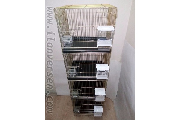 4 KATLİ ÜRETİM KAFESİ 40X32 GRİ