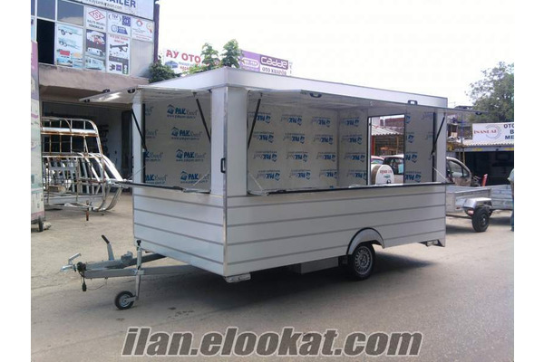 Satılık büfe tipi satış karavanları