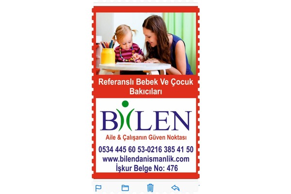 Ev işlerine Yardımcılar Gündüzlü-Yatılı Bilen Danışmanlık iş kur:476