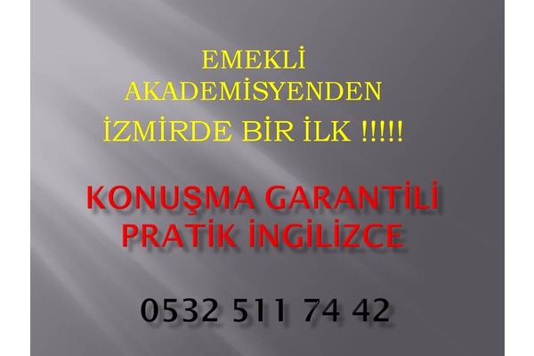 İngilizce özel ders İzmir