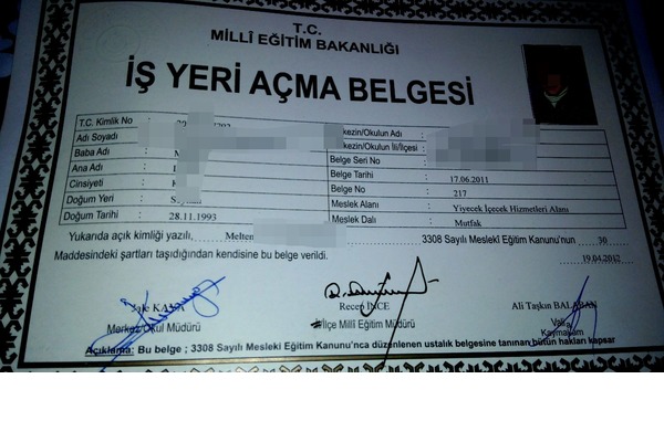 kiralık isyeri açma belgesi