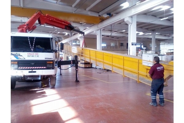 İŞ MAKİNA PLAKALI VİNÇ 13 TONLUK 5+2 2009 MODEL