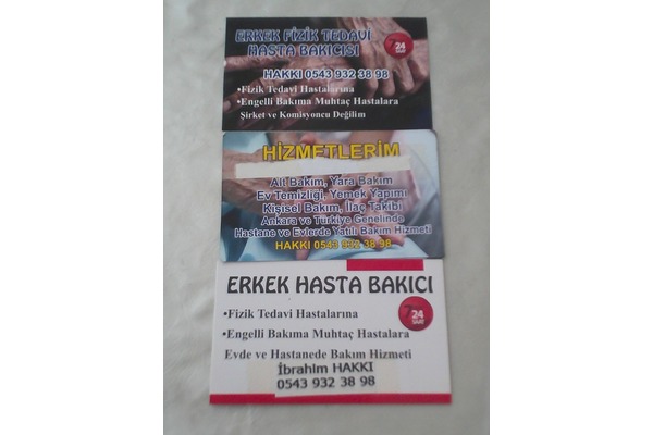 erkek fizik tedavi hasta bakıcısıyım