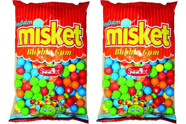 sakız misket ve meyveli