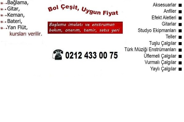 Satılık müzik aletleri