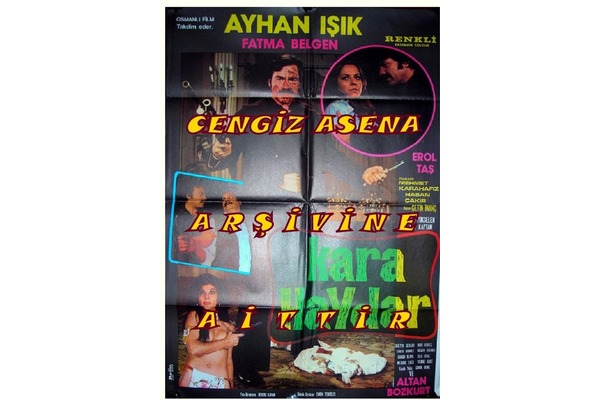 KARA HAYDAR YEŞİLÇAM SİNEMA AFİŞİ FOTO 68X98