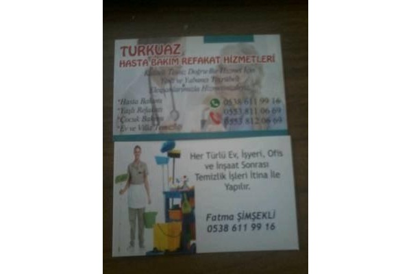 hasta yaşlı bebek ve çocuk bakıcısı