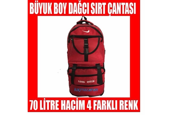 sirt  cantasi  dagci kampci  90 tl.