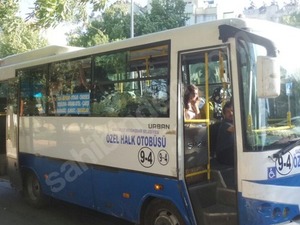  yüksek gelirli hattı ile otobüs