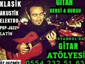  Gitar Dersi, Müzik Öğretmeninden Klasik Gitar Dersi, Elektro Gitar Kursu Beşiktaş