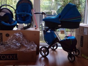 satılık bebek arabası Stokke xplory v4 komple bebek arabası