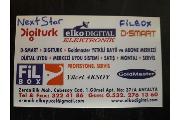 Antalyanın her bölgesine uydu çanak montaj servis hizmeti