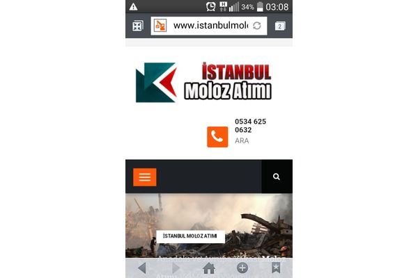 moloz hattı moloz atımı