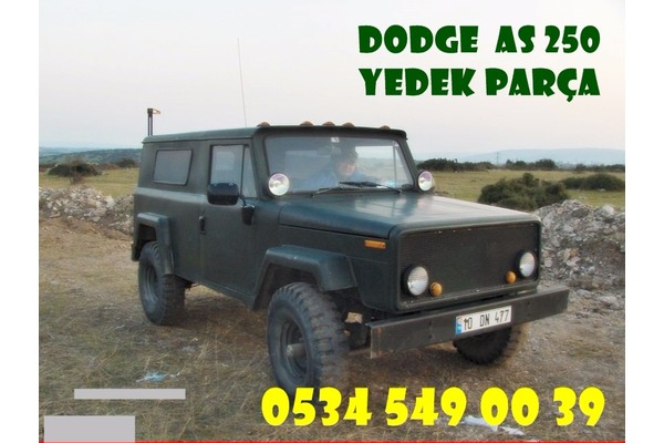 dodge as 250 yedek parça