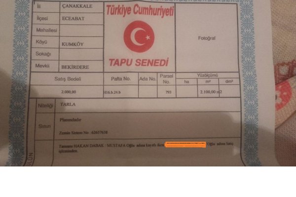 Satilık arsa Kumköy Köyü fiyatları