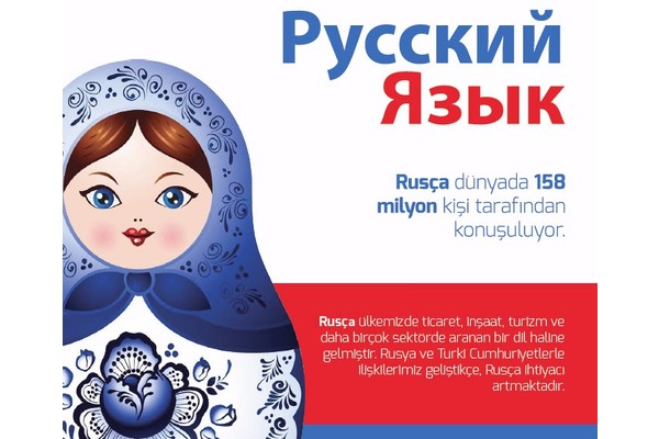 saati 30 liraya özel rusça verilir. kısa sürede mükemmel şekilde rusça konuşmayı öğretiriz