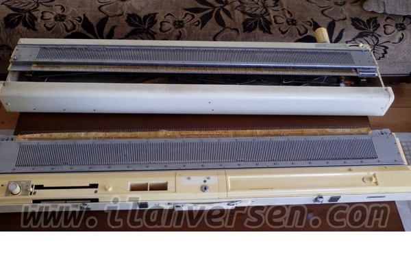 Brother Kh860 triko evtipi örgü makinesi (kartlı) kutusunda, çıkrık ip