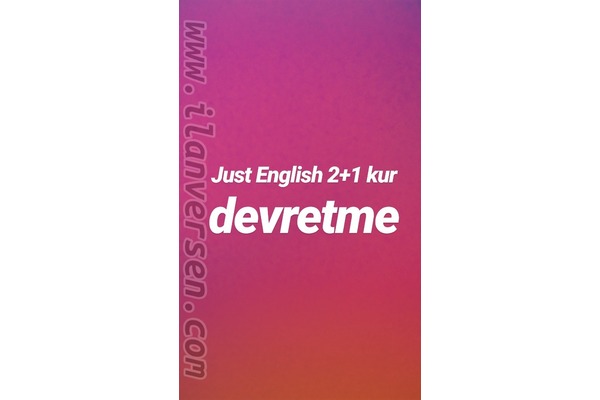Just English 2+1 İngilizce kursu