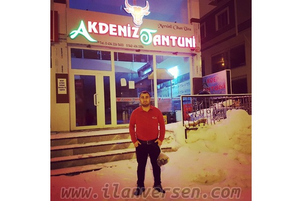 Tantuni ustasıyım iş arıyorum