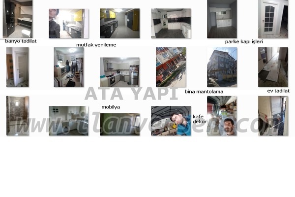 kocaeli istanbul sakarya yalova komple ev mutfak banyo tadilat dekorasyon taksitle