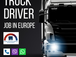  Job for Truck drivers in Europe for 2.250€